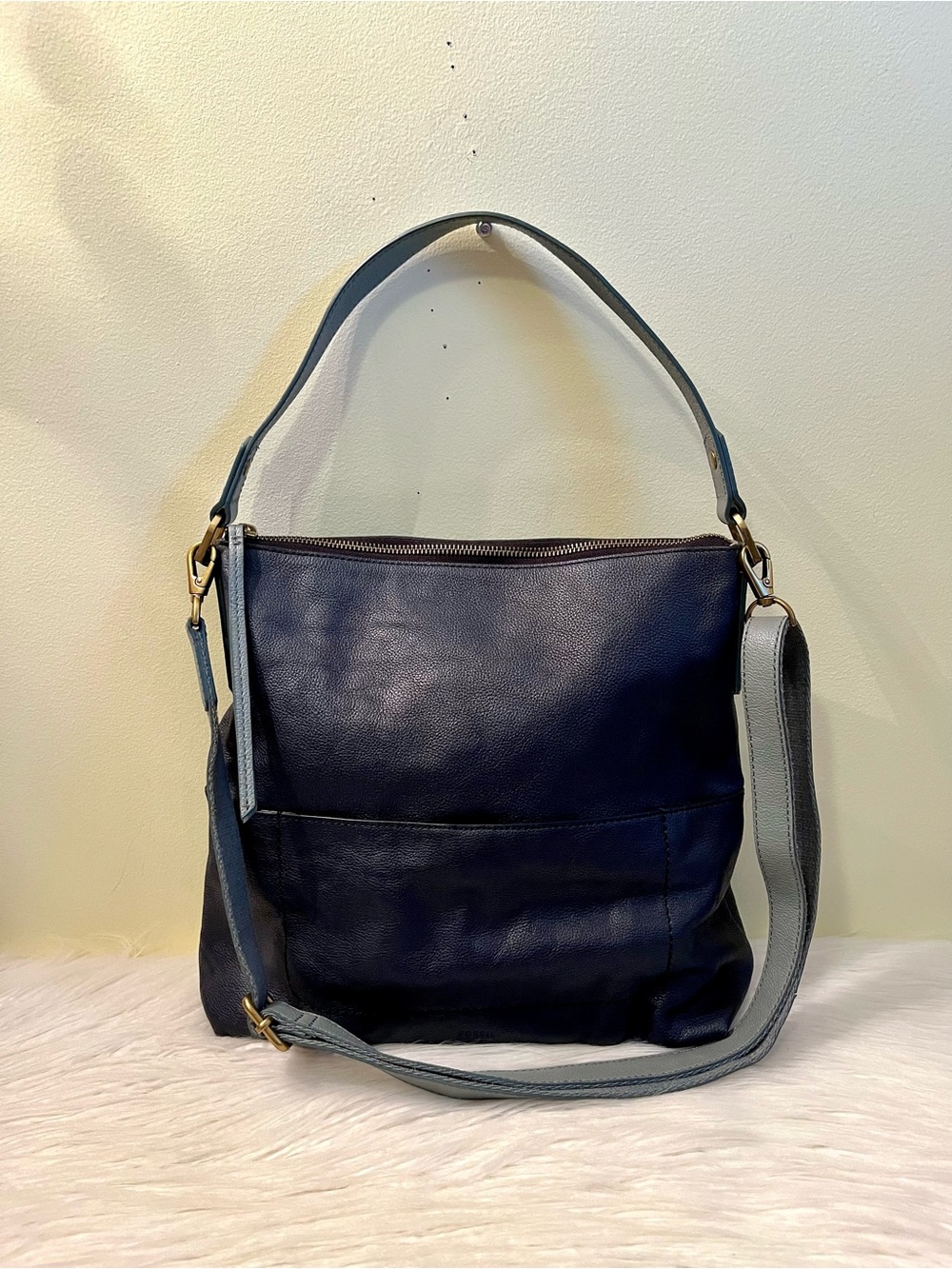 Fossil Amelia Hobo Crossbody Shoulder Bag